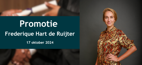 Promotie Frederique Hart de Ruijter